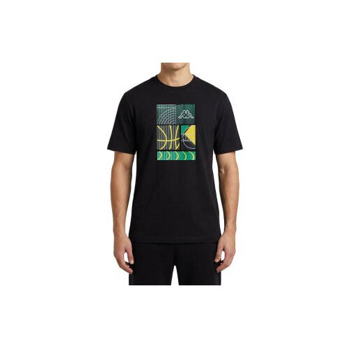 Kappa mu&scaron;ka majica logo ipop, crna Cene