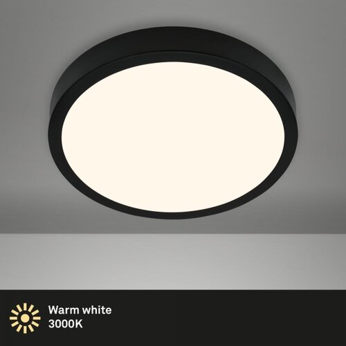 BRILONER 3703-015 - led plafonsko svetlo runa LED/24W/230V 3000K prečnik 38 cm crna Slike