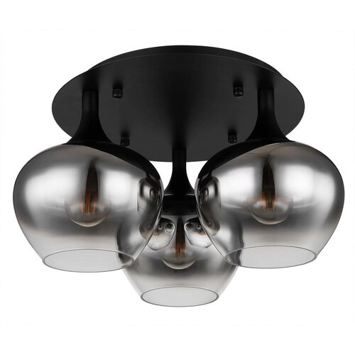 Lesnina XXXL Globo 15548-3D - Plafonski luster MAXY 3xE27/40W/230V crna Cene