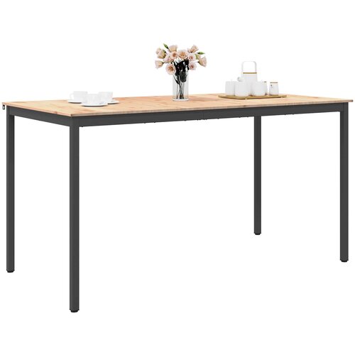  Stol za bar Prirodna 200 x 100 x 105 cm Čvrsto borovo drvo Slike