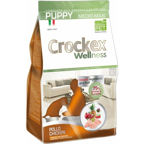MisterPet crockex puppy medium&maxi - chicken 12kg Cene
