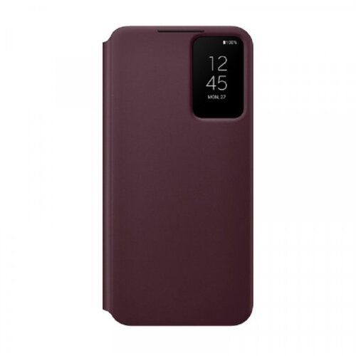 Samsung original torbica clear view ef-zs906cee za galaxy s22 plus 5g - bordo rdeča Slike