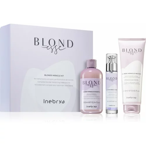 Inebrya BLONDesse Blonde Miracle Kit poklon set (za plavu kosu)