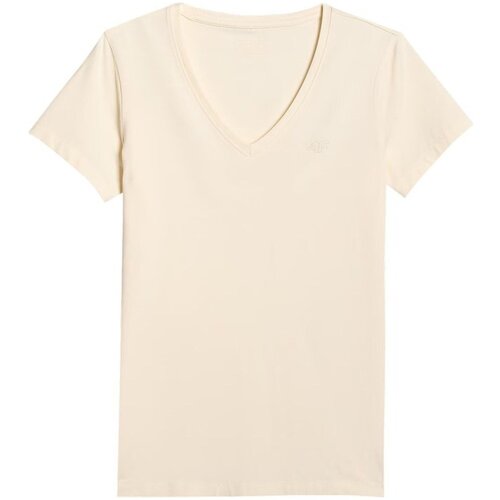 4f Majice s kratkimi rokavi K16247 Bela Cene