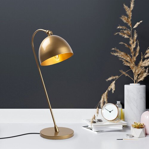 Opviq Stona lampa E14 Max 40W, Zlatna Cene