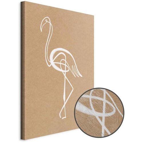  Slika - White Flamingo (1 Part) Vertical 60x90 Premium Print Cijene