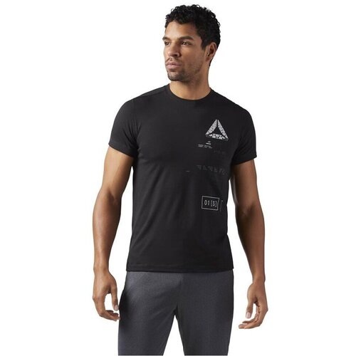 Reebok Majice s kratkimi rokavi Speedwick Graphic Črna Slike