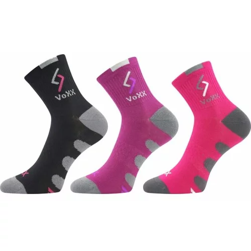Voxx S-TRONIK 3P Čarape za djevojčice, crna, veličina