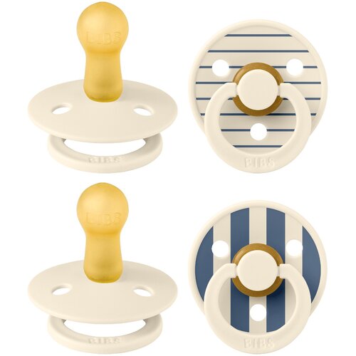 Bibs studio komplet duda varalica colour pin ivory vanilla & ivory steel blue mix Cijene