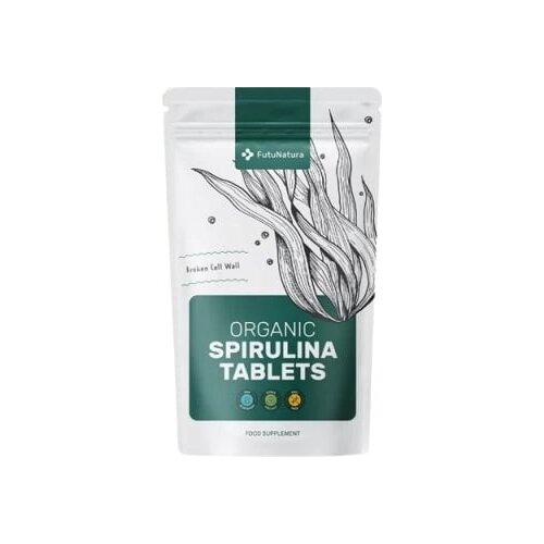 FutuNatura Organic Spirulina 400 mg Bio Cene