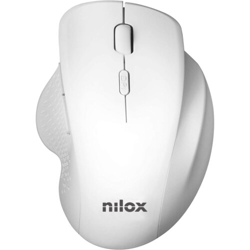 Nilox Raton Wireless 3200 DPI 2,4G Blanco, (20833371) Cene