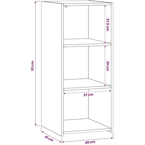  Kreveta Staro drvo 40 x 41 x 93 cm Konstruirano drvo - Staro drvo Cijene