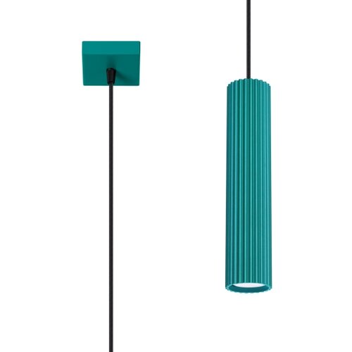  Brilagi - LED luster na sajli CRESTO 1xGU10/10W/230V tirkizna Slike