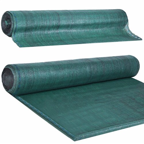  Zelena mreža za sjenilo 140 gsm 1 x 50 m 200 vezica Slike