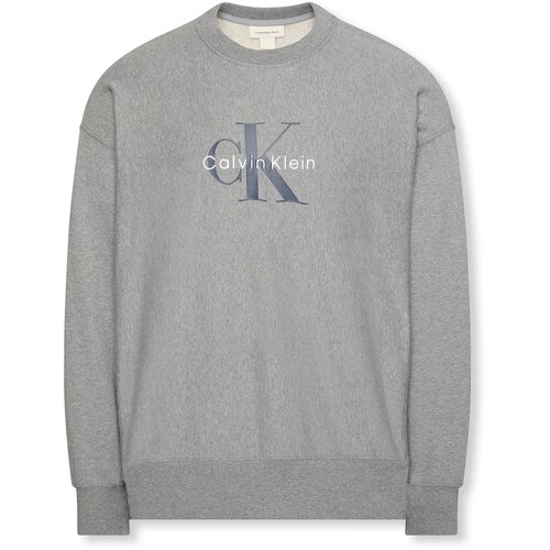 Calvin Klein Jeans Sweater majica antracit siva / tamo siva / bijela Cijene
