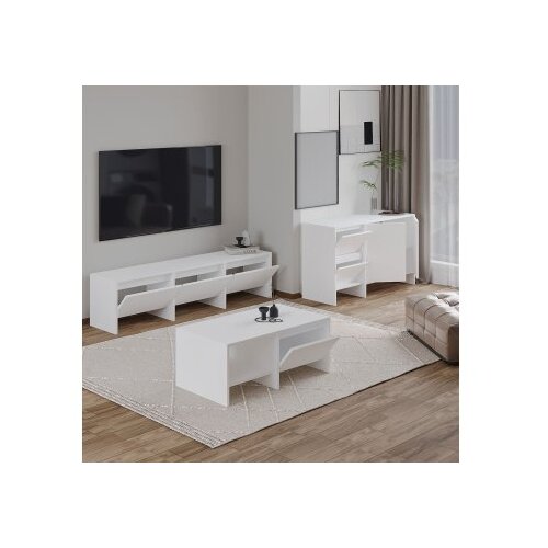 Hanah home Set za dnevnu sobu Laris White Cene