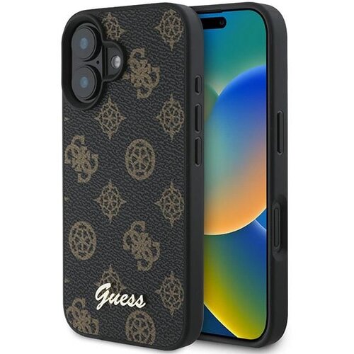 Guess OVITEK PONY SCIPT ZA MAGSAFE ZA IPHONE 16 PLUS ČRN OVITEK, (21897579) Cene