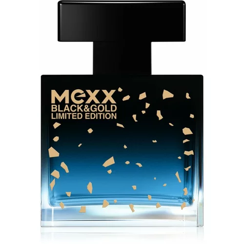 Mexx Black & Gold Limited Edition toaletna voda za moške 30 ml