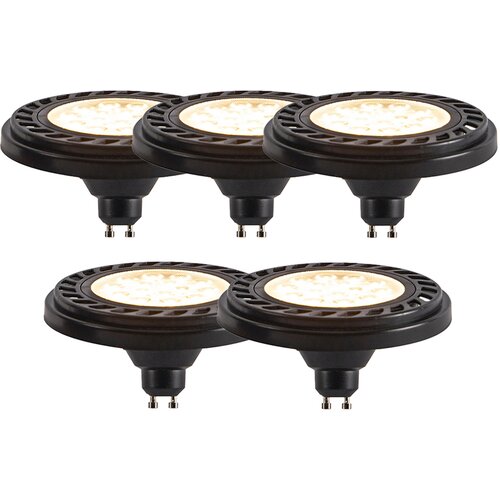 LUEDD Komplet 5 zatemljivih LED žarnic GU10 s 3 stopnjami zatemnitve AR111 8W 700lm 2700K Cene