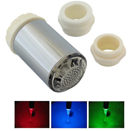 Eco Rgb led armatura za kromirane armature - senzor temperature + reduktori Cene