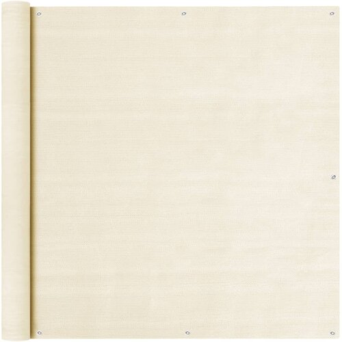 vidaXL balkonski zastor krem 120 x 400 cm HDPE Cene