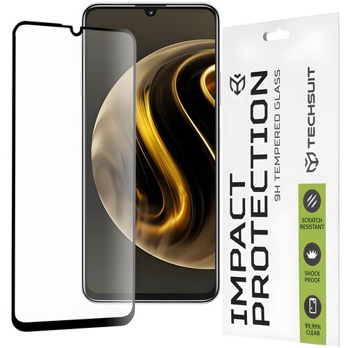 Techsuit za&scaron;titno celoplo&scaron;no staklo 111D za Huawei Nova Y72 - Crna Cijene