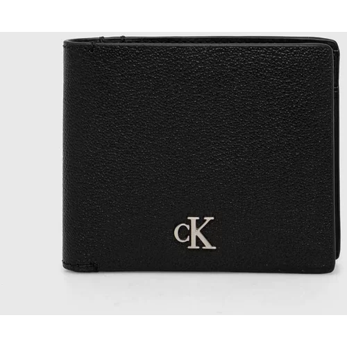 Calvin Klein Jeans Kožni novčanik za muškarce, boja: crna