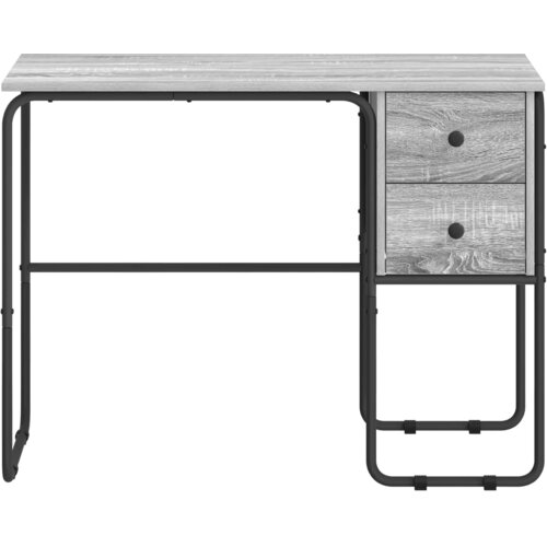  Stol s pohranom Siva Sonoma 100 x 50 x 75 cm Slike
