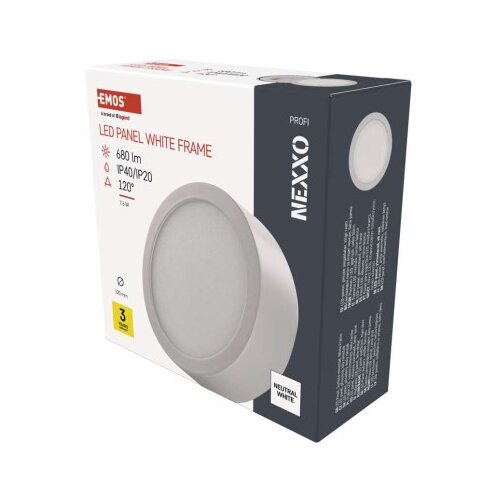  LED nadometna svetilo NEXXO, okrogla, bela, 7,6W,Nevtralna bela Cene