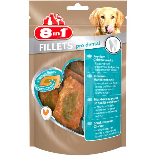 8in1 8 in 1 Fillets Pro Dental 80 g - Varčno pakiranje: 3 x S Cene
