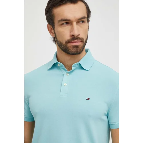 Tommy Hilfiger Polo moški, turkizna barva