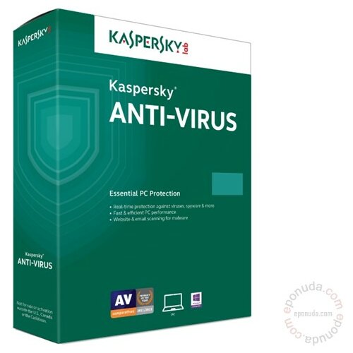 Kaspersky Anti-Virus obnova godišnje licence - 3 korisnika antivirus Slike