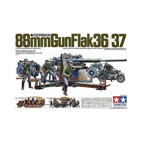 Tamiya Nem&scaron;ki 88mm Flak komplet, (21287222) Cene