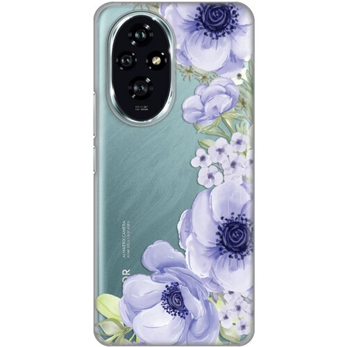  torbica silikonska print skin za honor 200 blue roses Cene