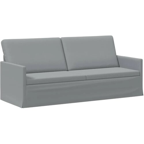 SOFA za 3 osobe Svjetlosiva 190 x 81 x 82 cm Tkanina - Svjetlosiva 180 cm Slike
