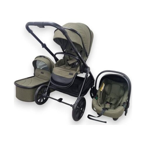 Bbo kolica za bebe 3u1 (d1) voyage - moss green ( D1MGREEN ) Slike