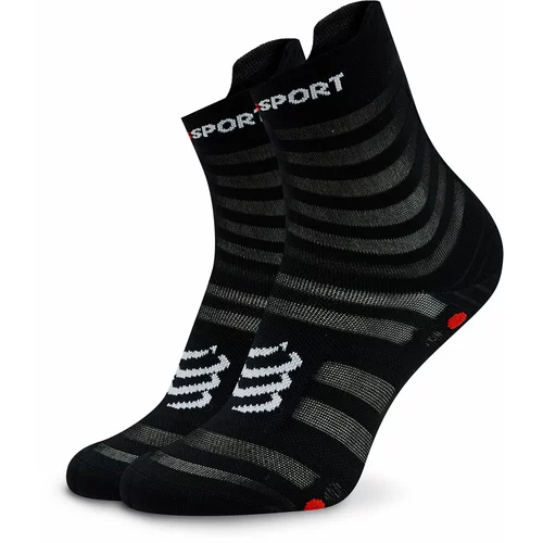 Compressport Visoke nogavice Unisex Pro Racing Socks V4.0 Ultralight Run High XU00050B Black/Red