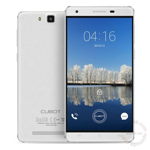Cubot H2 White mobilni telefon Slike