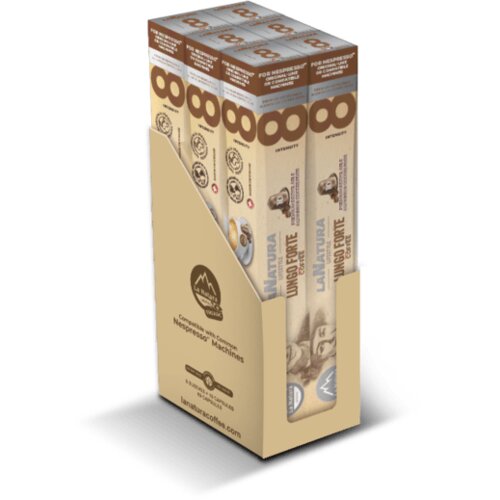 La_Natura_Lifestyle Kapsule za kafu Lungo Forte, Nespresso kompatibilne, 60 kapsula Slike