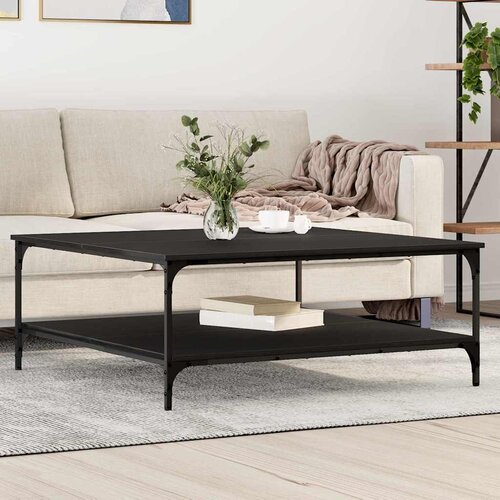  Kava Stol Crni hrast 100 x 100 x 40 cm Konstruirano drvo Cijene