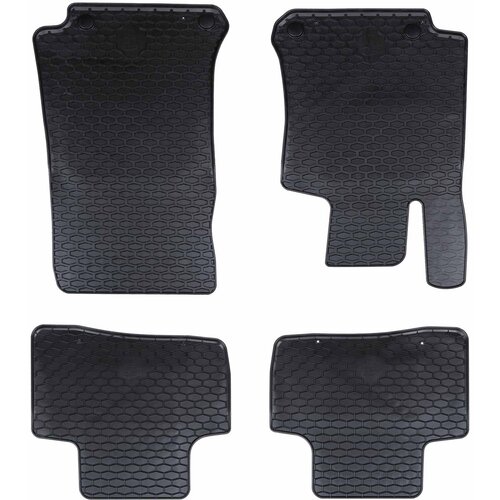  Auto tepih 4 pcs Crna prikladno za GLC 2016-2022 Guma Cene