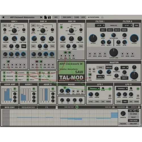 TAL SOFTWARE Mod Synthesizer (Digitalni proizvod)