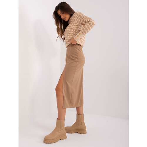 LAKERTA Skirt-LK-SD-509445.72P-camel Slike