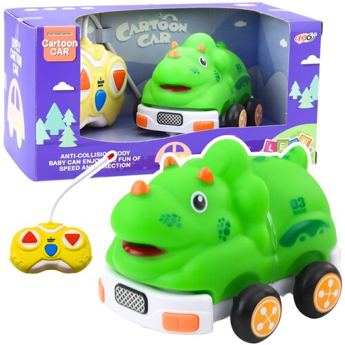  Dinosaur na kotačima na daljinsko upravljanje - zeleni Slike
