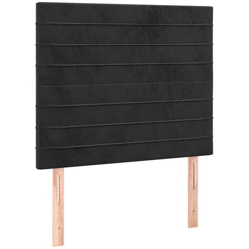 Box spring krevet s madracem crni 90x200 cm bar&amp;scaron;unasti Slike
