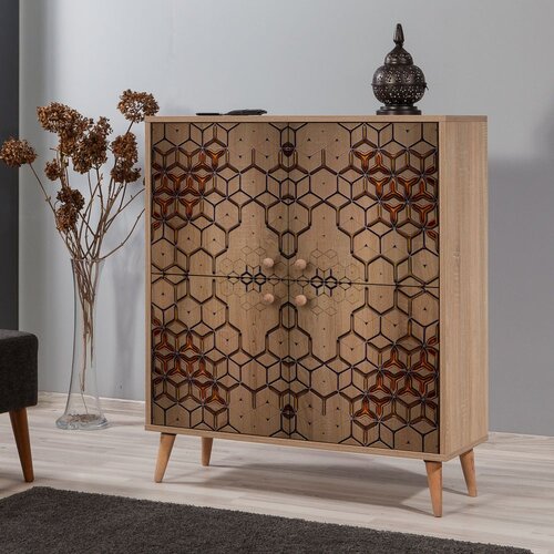 Woody Fashion Multilux-720 Sonoma Oak Multi Purpose Cabinet Cene