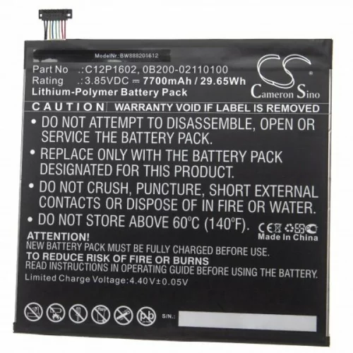VHBW Baterija za Asus ZenPad 3S 10 / Z500KL, 7700 mAh