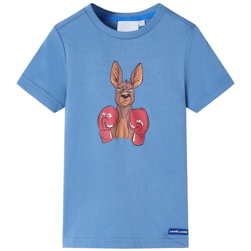 vidaXL Dječja majica kratkih rukava srednje plava 128 Cijene