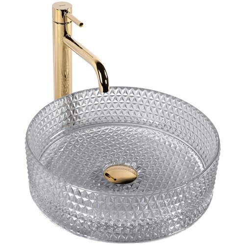 Rea Nadgradni umivaonik Cristal Light Grey Cijene