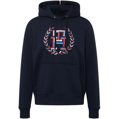 Tommy Hilfiger Sweater majica 'LAUREL' plava / mornarsko plava / crvena / bijela